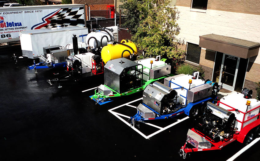 HotJet USA sewer jetting equipment